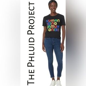 The Phluid Project Black Tag with White Text